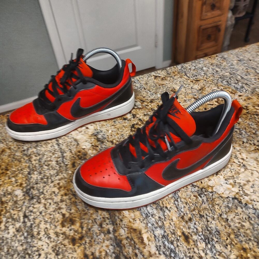Nike DV5756-600 Red Black Sneakers Size 4Y